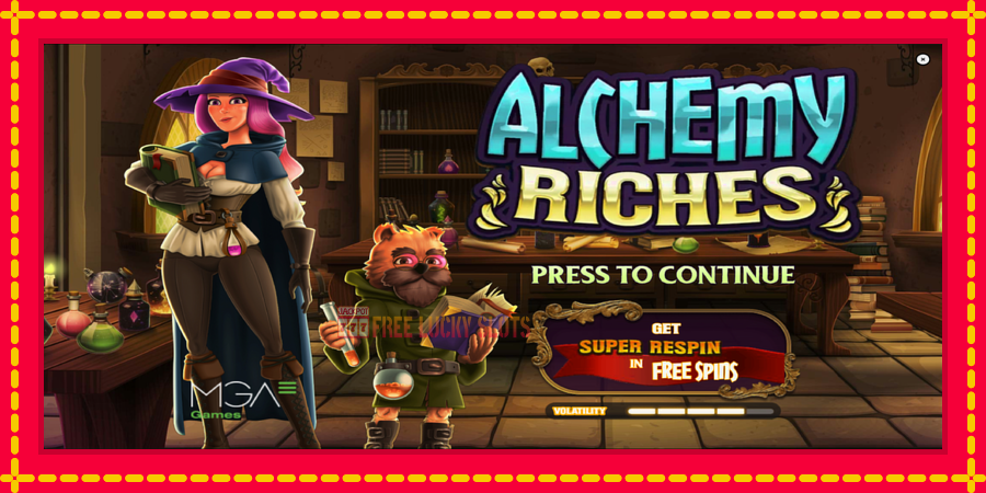 Alchemy Riches: สล็อตแมชชีนพร้อมกราฟิกที่ทันสมัย, รูปภาพ 1