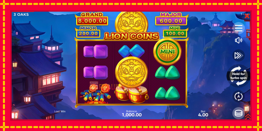 Lion Coins: สล็อตแมชชีนพร้อมกราฟิกที่ทันสมัย, รูปภาพ 2