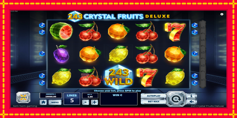 243 Crystal Fruits Deluxe: สล็อตแมชชีนพร้อมกราฟิกที่ทันสมัย, รูปภาพ 2