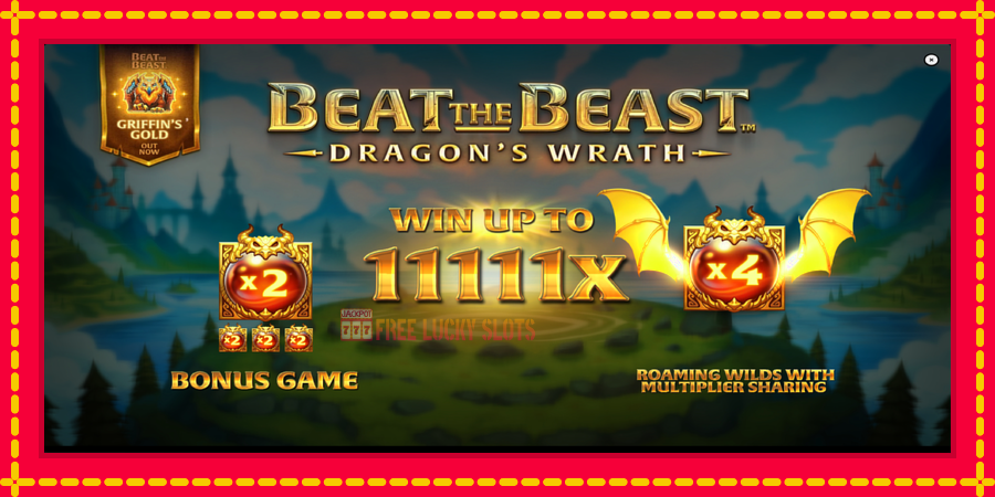 Beat the Beast Dragons Wrath: สล็อตแมชชีนพร้อมกราฟิกที่ทันสมัย, รูปภาพ 1