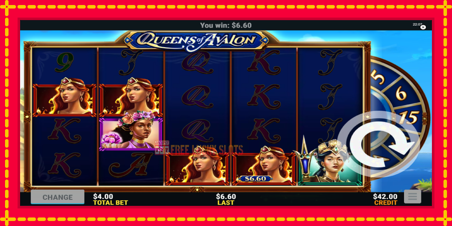 Queens of Avalon: สล็อตแมชชีนพร้อมกราฟิกที่ทันสมัย, รูปภาพ 2