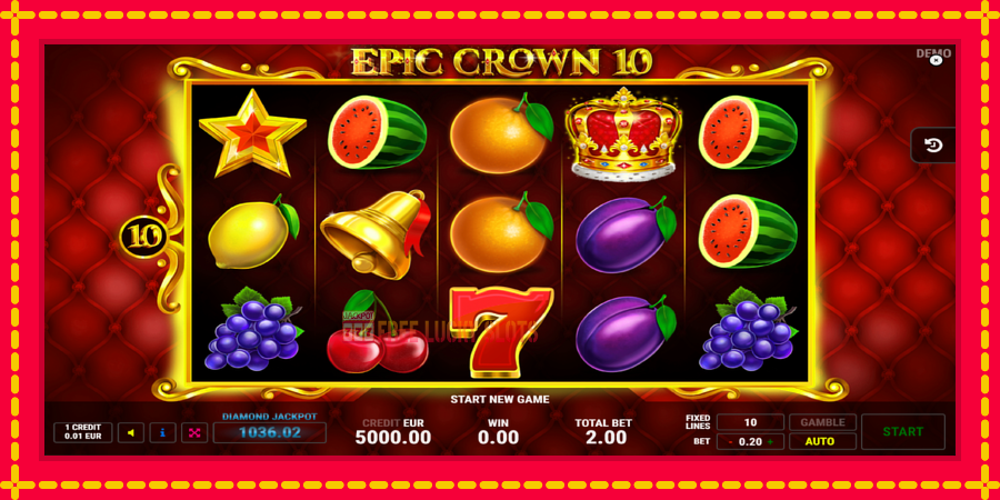 Epic Crown 10: สล็อตแมชชีนพร้อมกราฟิกที่ทันสมัย, รูปภาพ 1