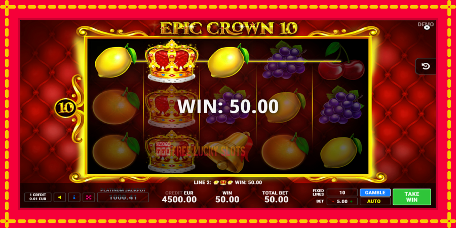 Epic Crown 10: สล็อตแมชชีนพร้อมกราฟิกที่ทันสมัย, รูปภาพ 4