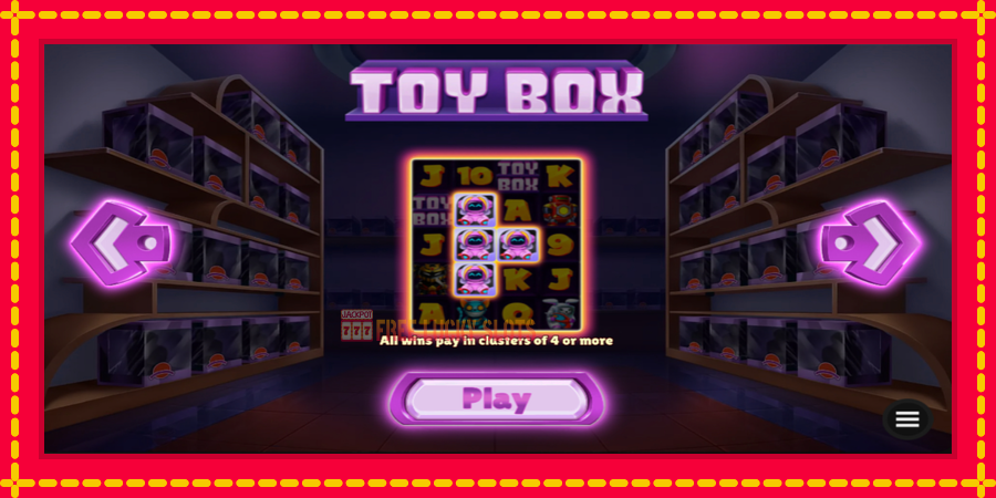 Toy Box: สล็อตแมชชีนพร้อมกราฟิกที่ทันสมัย, รูปภาพ 1