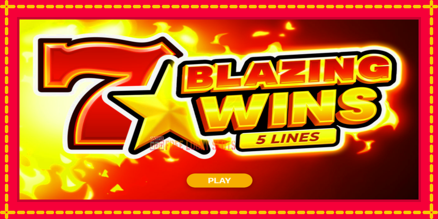 Blazing Wins: สล็อตแมชชีนพร้อมกราฟิกที่ทันสมัย, รูปภาพ 1