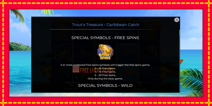 Trouts Treasure Caribbean Catch: สล็อตแมชชีนพร้อมกราฟิกที่ทันสมัย, รูปภาพ 5