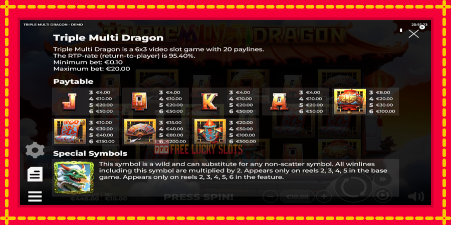 Triple Multi Dragon: สล็อตแมชชีนพร้อมกราฟิกที่ทันสมัย, รูปภาพ 5