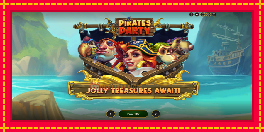 Pirates Party: สล็อตแมชชีนพร้อมกราฟิกที่ทันสมัย, รูปภาพ 1