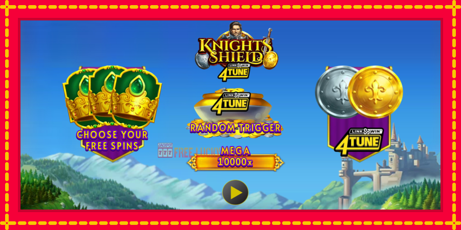 Knights Shield Link & Win 4Tune: สล็อตแมชชีนพร้อมกราฟิกที่ทันสมัย, รูปภาพ 1