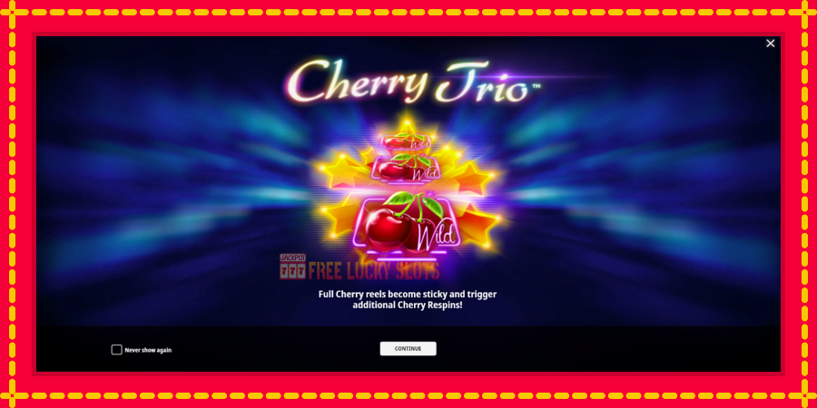 Cherry Trio: สล็อตแมชชีนพร้อมกราฟิกที่ทันสมัย, รูปภาพ 1