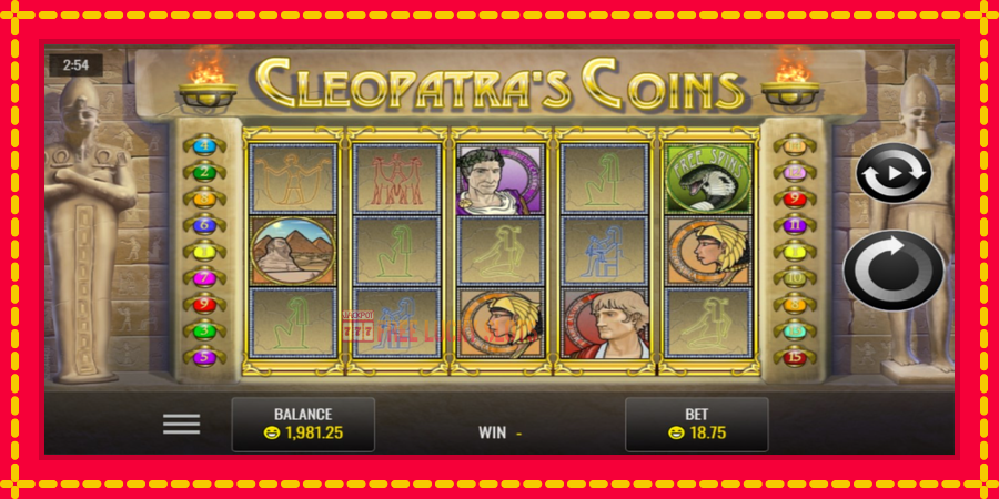 Cleopatra’s Coins: สล็อตแมชชีนพร้อมกราฟิกที่ทันสมัย, รูปภาพ 1