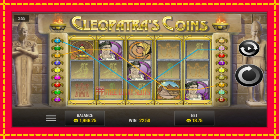 Cleopatra’s Coins: สล็อตแมชชีนพร้อมกราฟิกที่ทันสมัย, รูปภาพ 2