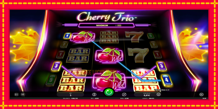 Cherry Trio: สล็อตแมชชีนพร้อมกราฟิกที่ทันสมัย, รูปภาพ 3