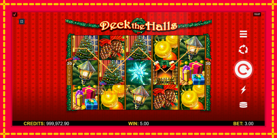 Deck The Halls: สล็อตแมชชีนพร้อมกราฟิกที่ทันสมัย, รูปภาพ 2