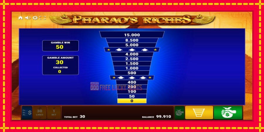 Pharaos Riches: สล็อตแมชชีนพร้อมกราฟิกที่ทันสมัย, รูปภาพ 3