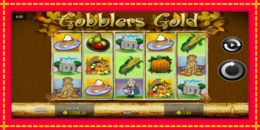 Gobblers Gold: สล็อตแมชชีนพร้อมกราฟิกที่ทันสมัย, รูปภาพ 1