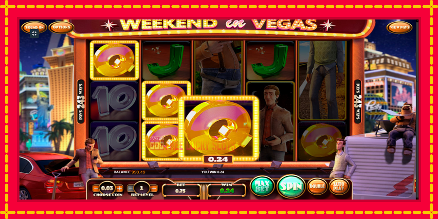 Weekend In Vegas: สล็อตแมชชีนพร้อมกราฟิกที่ทันสมัย, รูปภาพ 2