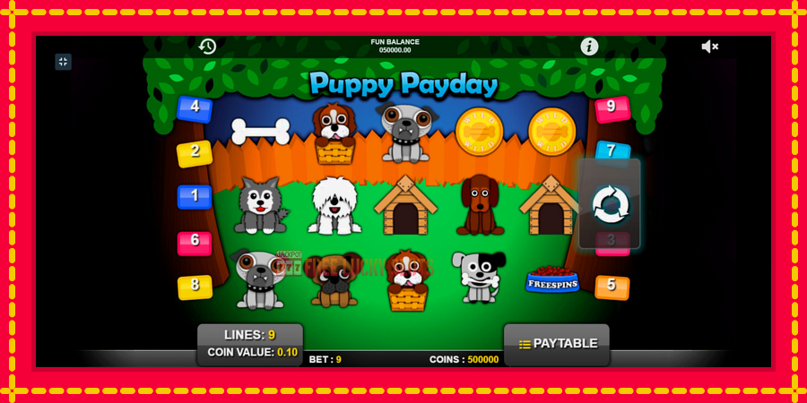 Puppy Payday: สล็อตแมชชีนพร้อมกราฟิกที่ทันสมัย, รูปภาพ 1