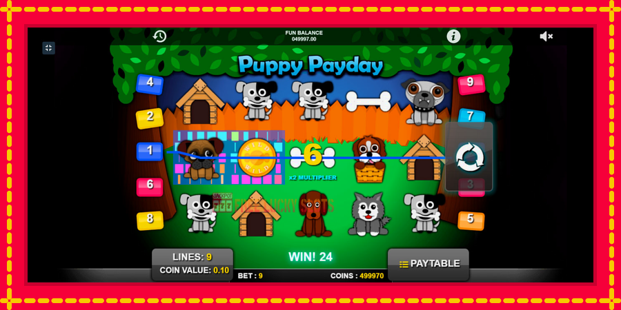 Puppy Payday: สล็อตแมชชีนพร้อมกราฟิกที่ทันสมัย, รูปภาพ 4