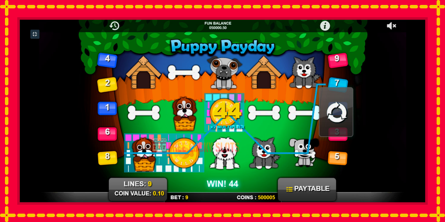 Puppy Payday: สล็อตแมชชีนพร้อมกราฟิกที่ทันสมัย, รูปภาพ 5