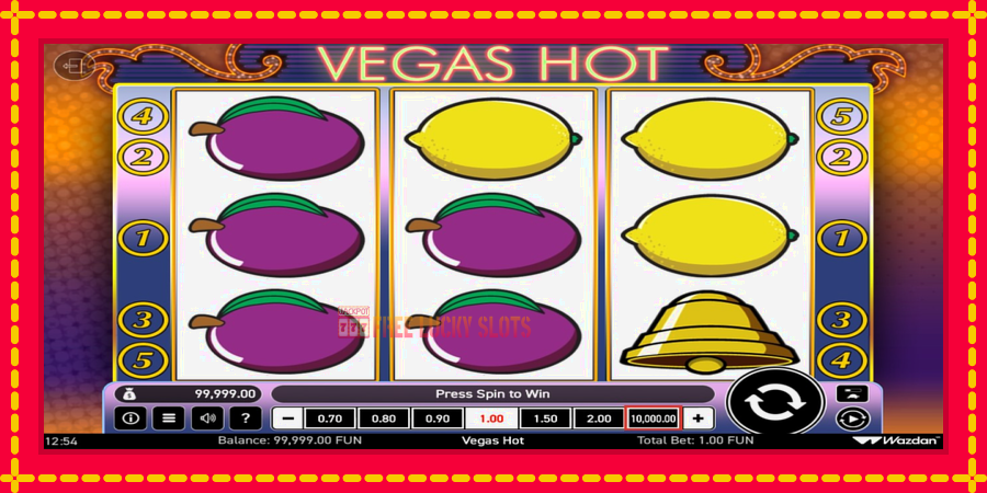 Vegas Hot: สล็อตแมชชีนพร้อมกราฟิกที่ทันสมัย, รูปภาพ 1