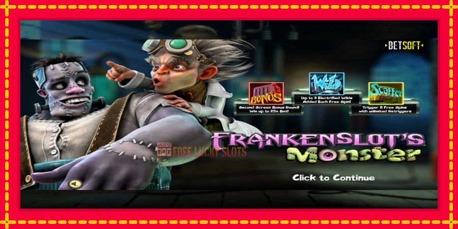 Frankenslots Monster: สล็อตแมชชีนพร้อมกราฟิกที่ทันสมัย, รูปภาพ 1