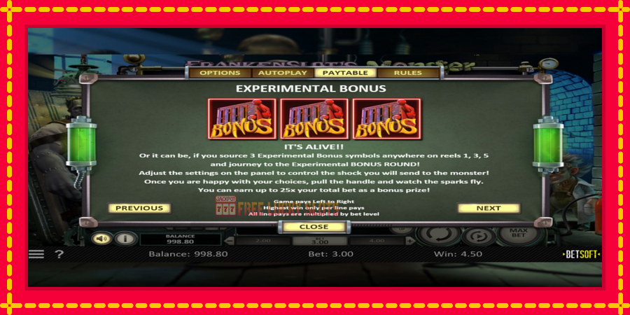 Frankenslots Monster: สล็อตแมชชีนพร้อมกราฟิกที่ทันสมัย, รูปภาพ 5