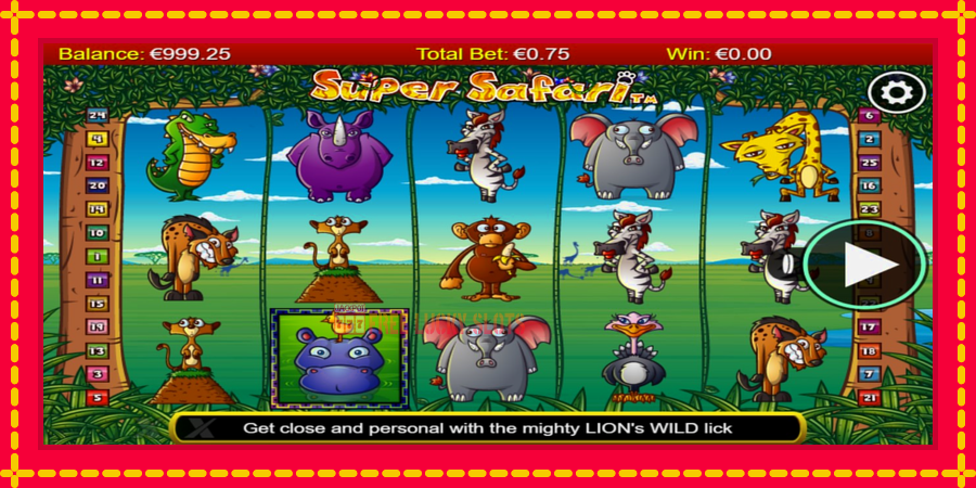 Super Safari: สล็อตแมชชีนพร้อมกราฟิกที่ทันสมัย, รูปภาพ 1