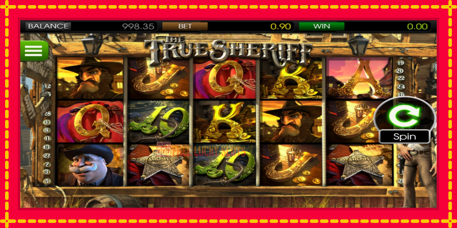 The True Sheriff: สล็อตแมชชีนพร้อมกราฟิกที่ทันสมัย, รูปภาพ 1