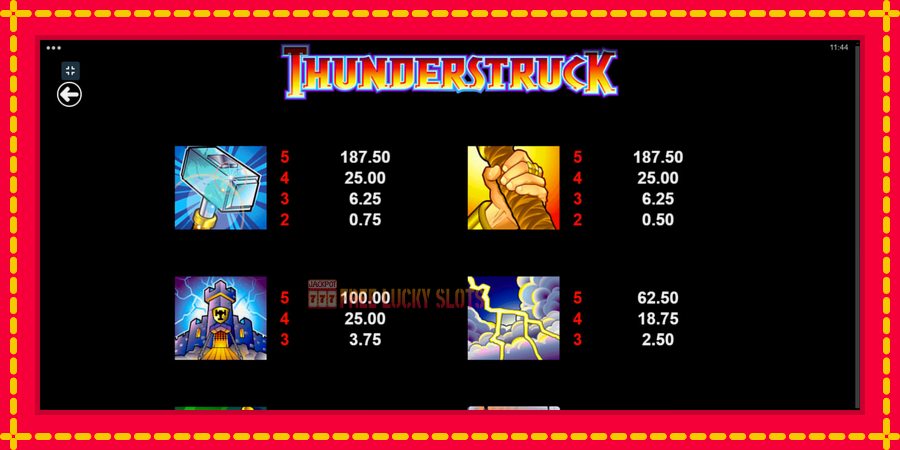 Thunderstruck: สล็อตแมชชีนพร้อมกราฟิกที่ทันสมัย, รูปภาพ 6