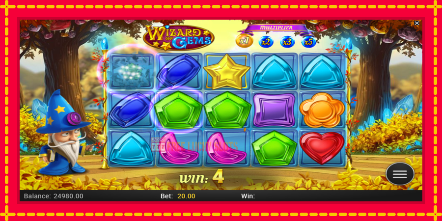 Wizard of Gems: สล็อตแมชชีนพร้อมกราฟิกที่ทันสมัย, รูปภาพ 2