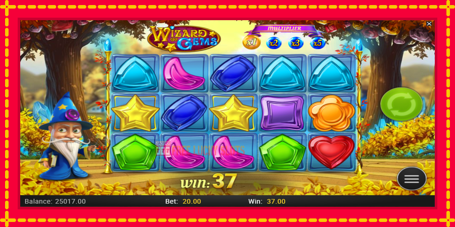 Wizard of Gems: สล็อตแมชชีนพร้อมกราฟิกที่ทันสมัย, รูปภาพ 3