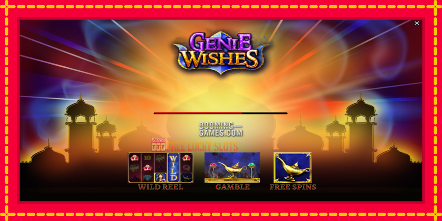 Genie Wishes: สล็อตแมชชีนพร้อมกราฟิกที่ทันสมัย, รูปภาพ 1