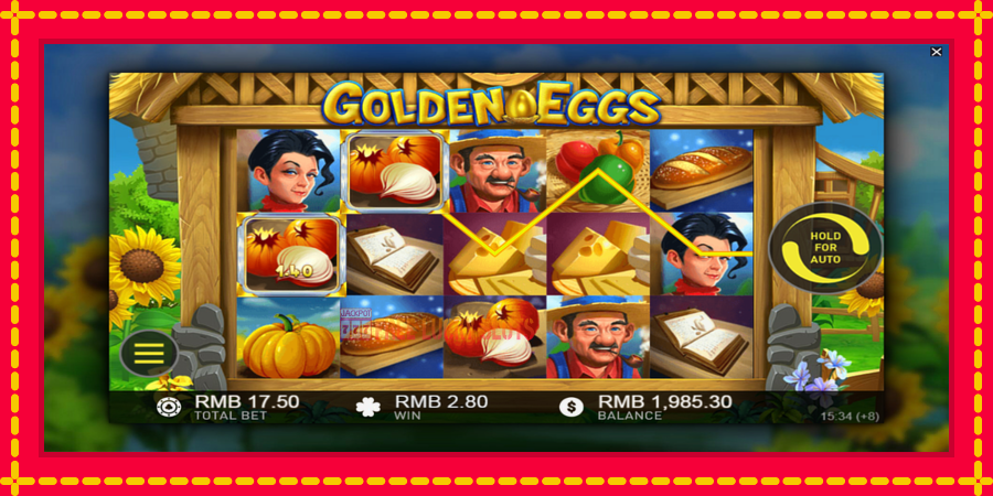 Golden Eggs: สล็อตแมชชีนพร้อมกราฟิกที่ทันสมัย, รูปภาพ 3