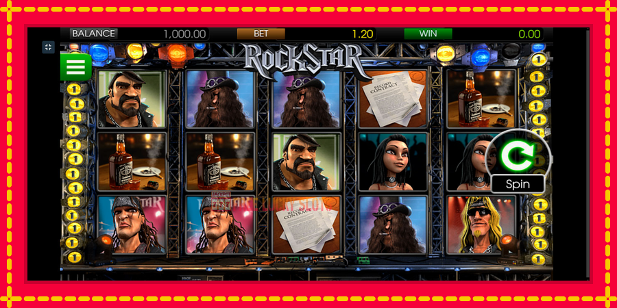 Rockstar: สล็อตแมชชีนพร้อมกราฟิกที่ทันสมัย, รูปภาพ 1