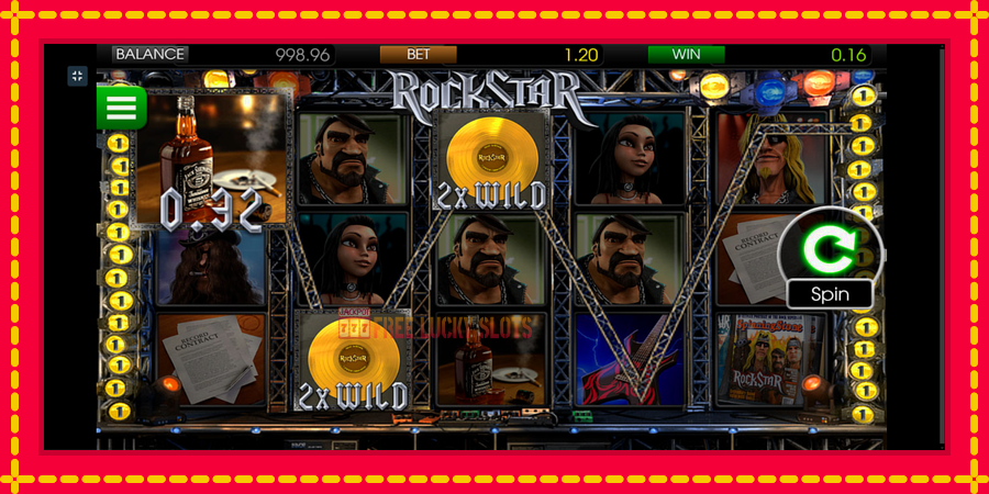 Rockstar: สล็อตแมชชีนพร้อมกราฟิกที่ทันสมัย, รูปภาพ 2