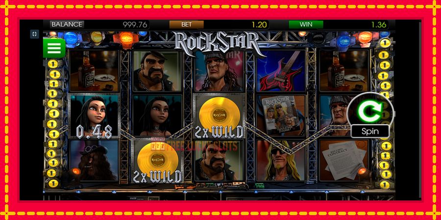 Rockstar: สล็อตแมชชีนพร้อมกราฟิกที่ทันสมัย, รูปภาพ 3