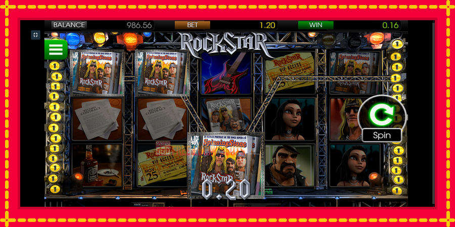 Rockstar: สล็อตแมชชีนพร้อมกราฟิกที่ทันสมัย, รูปภาพ 4