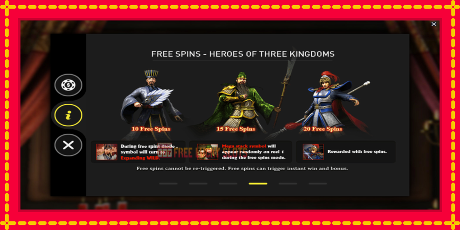 Three Kingdoms: สล็อตแมชชีนพร้อมกราฟิกที่ทันสมัย, รูปภาพ 7