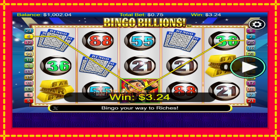 Bingo Billions: สล็อตแมชชีนพร้อมกราฟิกที่ทันสมัย, รูปภาพ 3