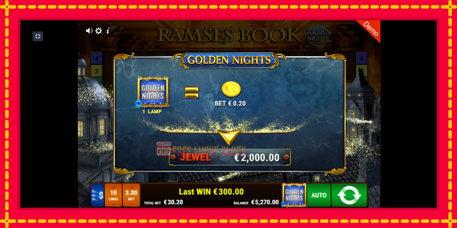 Ramses Book Golden Nights: สล็อตแมชชีนพร้อมกราฟิกที่ทันสมัย, รูปภาพ 4