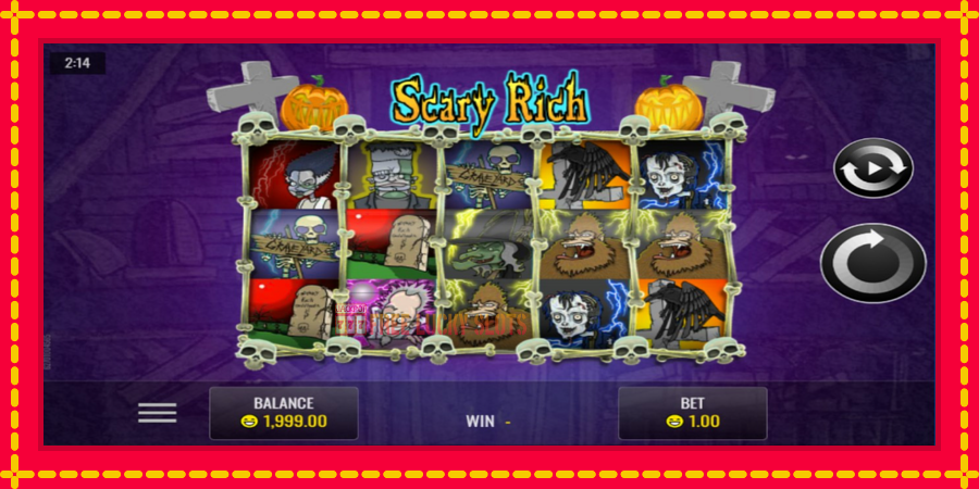 Scary Rich: สล็อตแมชชีนพร้อมกราฟิกที่ทันสมัย, รูปภาพ 1