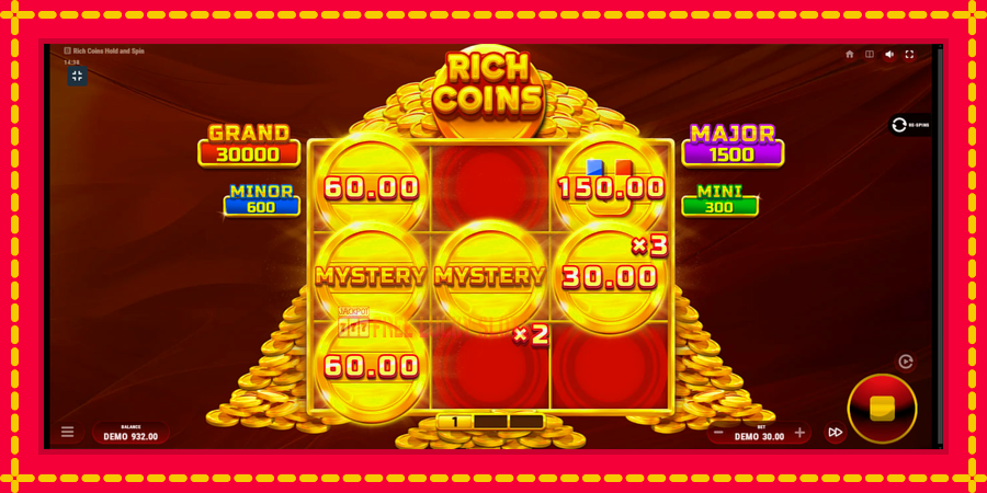 Rich Coins Hold and Spin: สล็อตแมชชีนพร้อมกราฟิกที่ทันสมัย, รูปภาพ 4