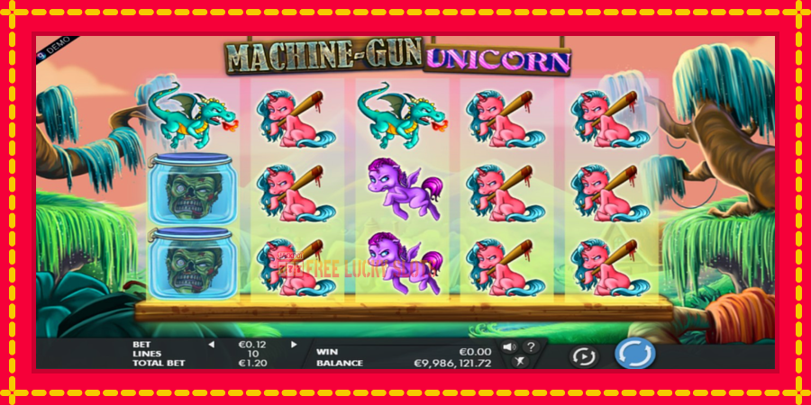 Machine Gun Unicorn: สล็อตแมชชีนพร้อมกราฟิกที่ทันสมัย, รูปภาพ 1