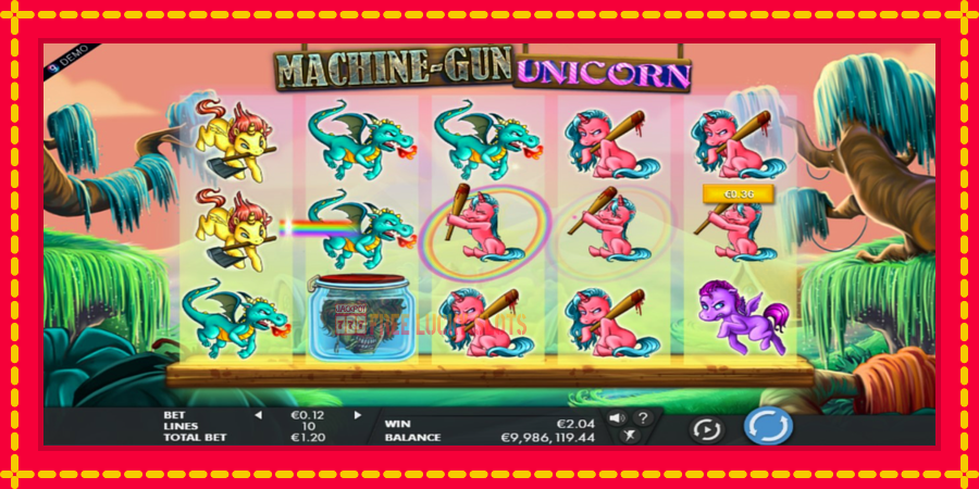 Machine Gun Unicorn: สล็อตแมชชีนพร้อมกราฟิกที่ทันสมัย, รูปภาพ 2