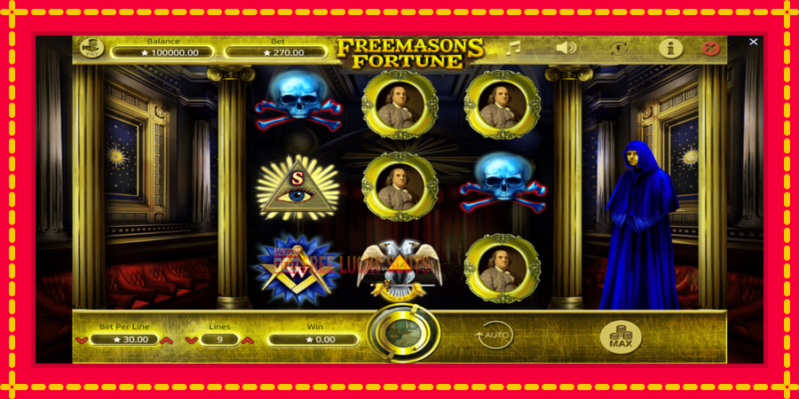 Freemasons Fortune: สล็อตแมชชีนพร้อมกราฟิกที่ทันสมัย, รูปภาพ 2