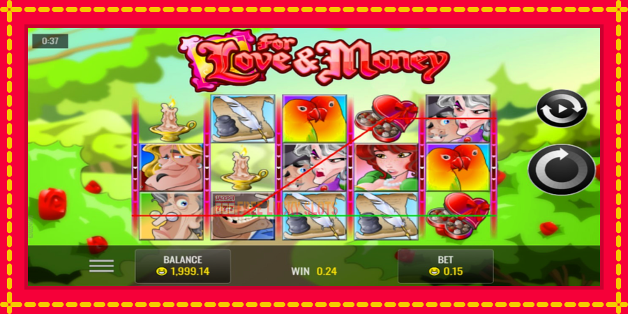 For Love and Money: สล็อตแมชชีนพร้อมกราฟิกที่ทันสมัย, รูปภาพ 2