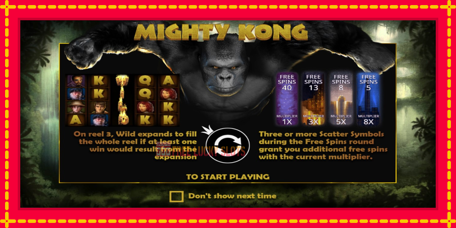 Mighty Kong: สล็อตแมชชีนพร้อมกราฟิกที่ทันสมัย, รูปภาพ 1