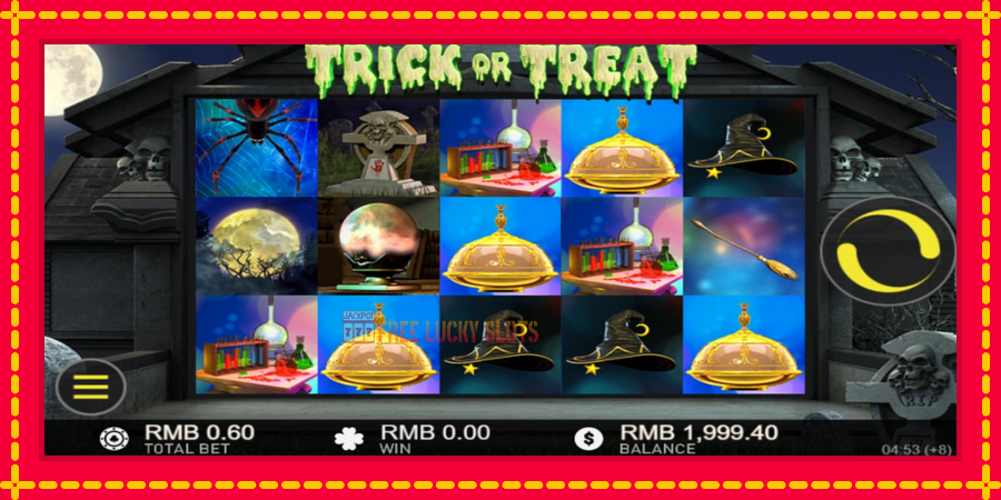 Trick or Treats: สล็อตแมชชีนพร้อมกราฟิกที่ทันสมัย, รูปภาพ 1