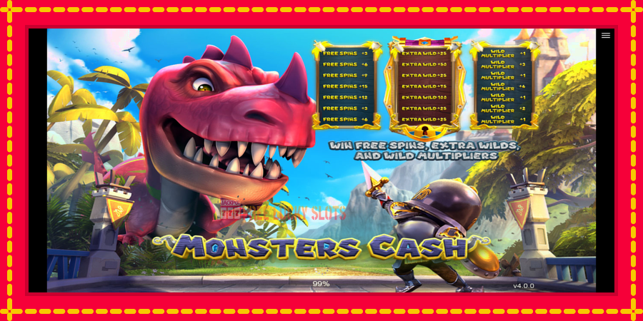 Monsters Cash: สล็อตแมชชีนพร้อมกราฟิกที่ทันสมัย, รูปภาพ 1